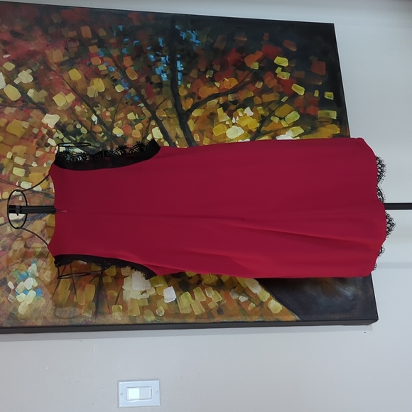 Red mini dress - Picture 3 of 5